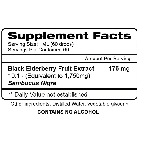 Black Elderberry Fruit Extract