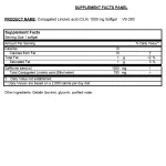 Conjugated Linoleic acid (CLA) 1000mg softgel