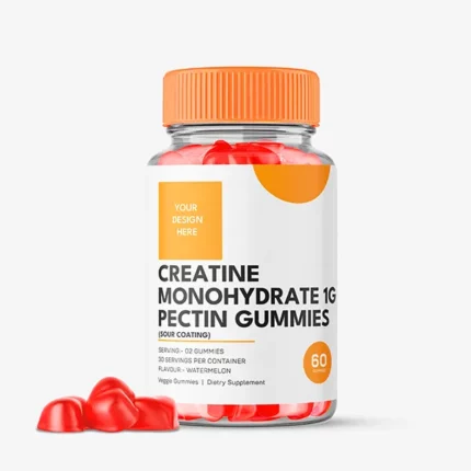 Creatine Monohydrate 1g Pectin Gummy (Sour Coating)