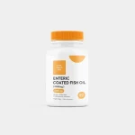 Enteric coated fish oil